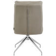 STUHL - Taupe/Edelstahlfarben, Design, Textil/Metall (51,5/89,5/65cm) - Novel