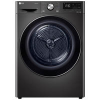 WÄRMEPUMPENTROCKNER RT80V9B  - Chromfarben/Schwarz, Basics, Glas/Kunststoff (59.5/203/67.5cm) - LG