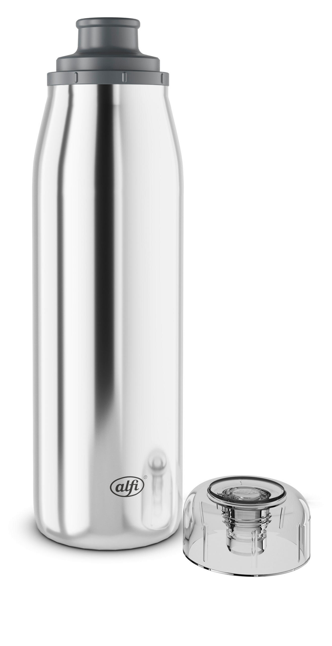 ISOLIERFLASCHE ISO Bottle 0,35 L  - Edelstahlfarben, Design, Metall (0,50l) - Alfi