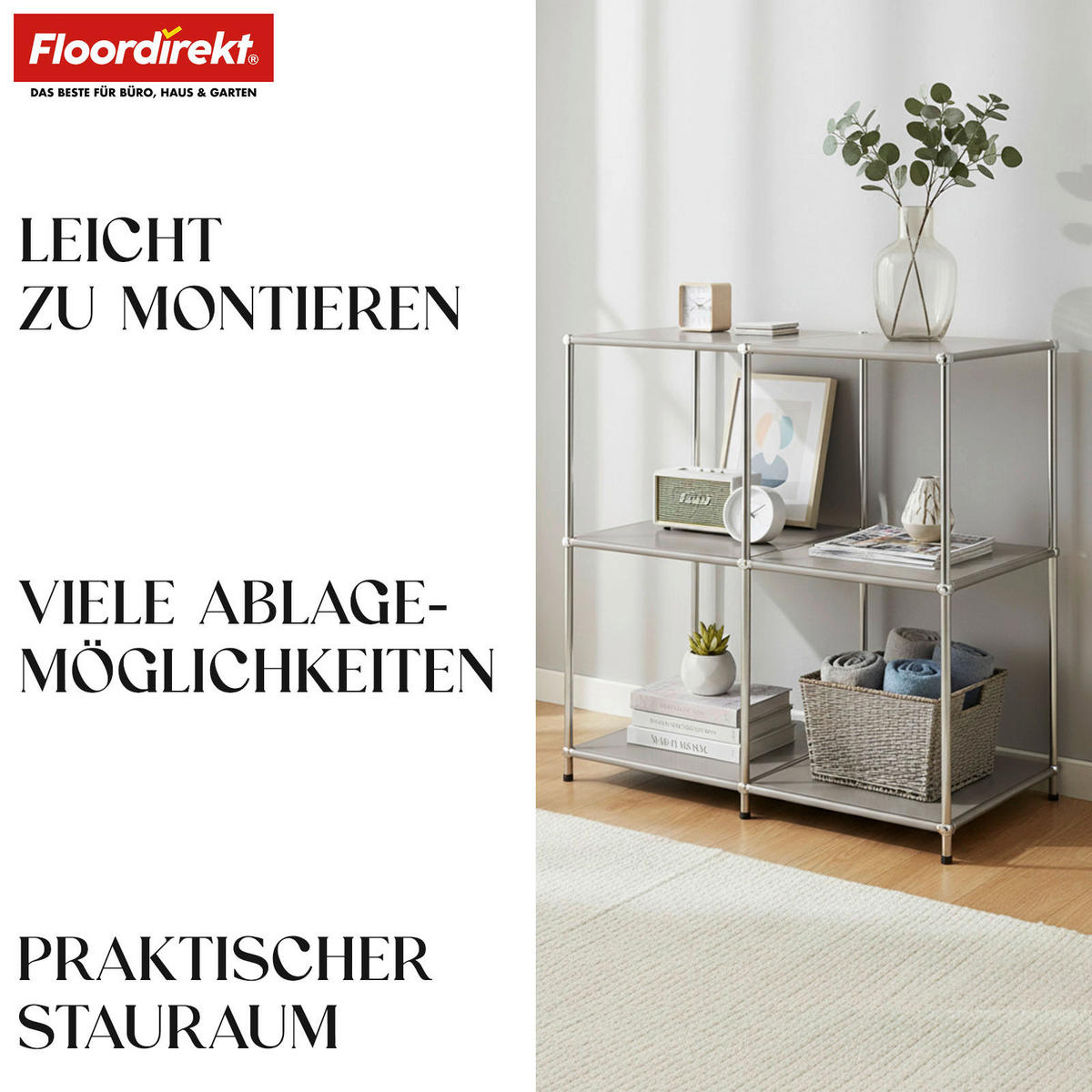 REGAL  - Basics (78/82/40cm) - Floordirekt