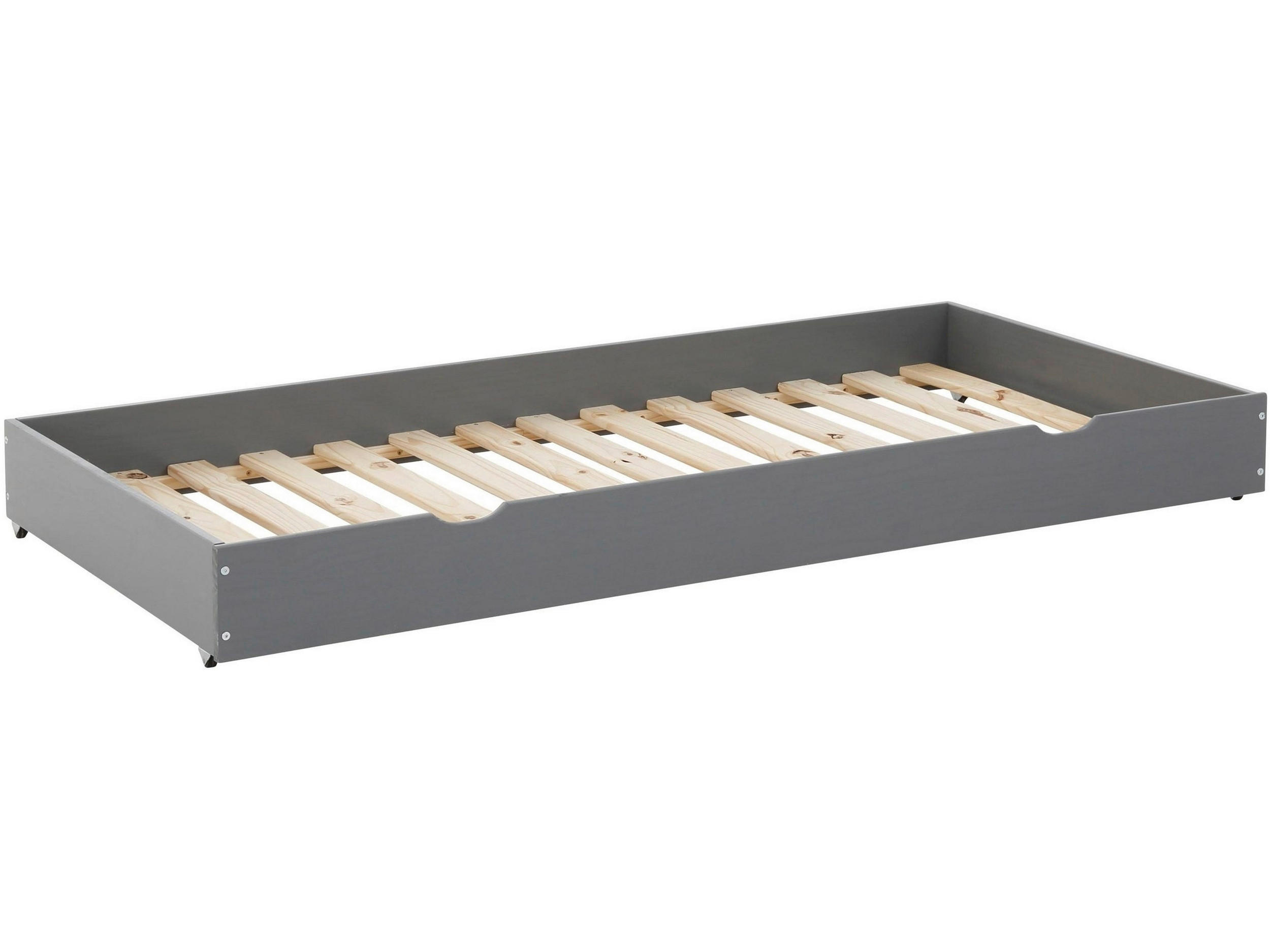 BETTSCHUBKASTEN Grau  - Grau, MODERN, Holz/Kunststoff (90/190cm) - MID.YOU