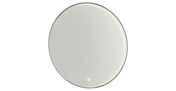 BADEZIMMERSPIEGEL 80/80/5 cm - Silberfarben/Schwarz, Design, Glas/Metall (80/80/5cm) - Novel