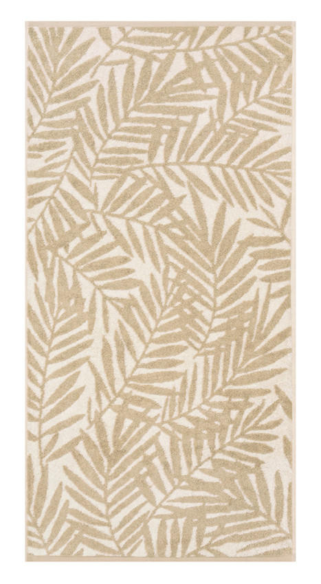 RUČNÍK, 50/100 cm, přírodní barvy, barvy zlata, lesní zelená - přírodní barvy/barvy zlata, Basics, textil (50/100cm) - Cawoe