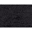 ECKSOFA in Chenille Schwarz  - Schwarz, KONVENTIONELL, Textil/Metall (265/184cm) - Hom`in