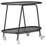 REGAL Schwarz  - Schwarz, Trend, Kunststoff/Metall (70/53,5/34cm) - Xora