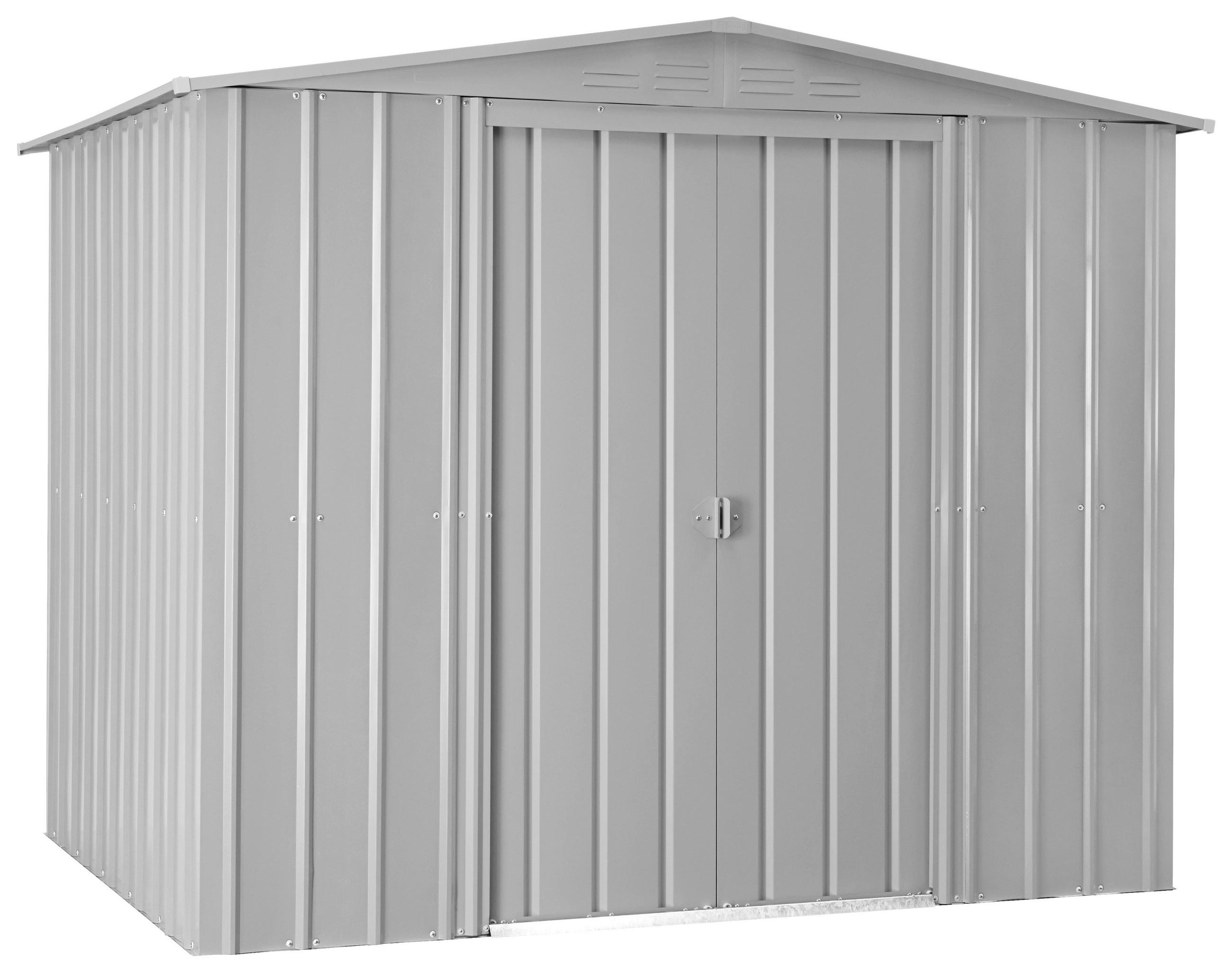 GERÄTEHAUS 245/198/185 cm  - Silberfarben, Basics, Metall (245/198/185cm)