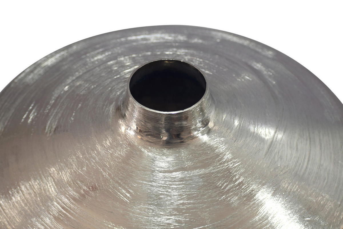 Vază 17 cm  - argintiu, Design, metal (35/35/17cm) - MID.YOU