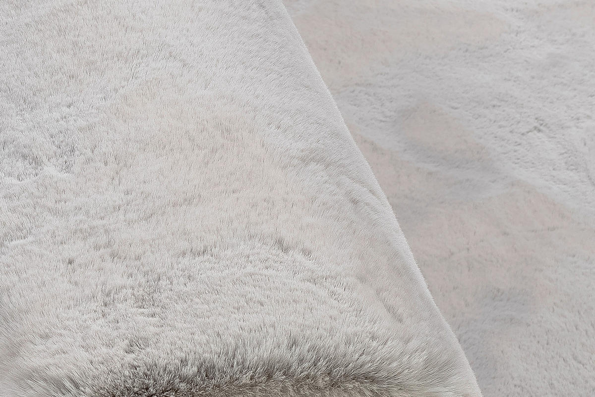 HOCHFLORTEPPICH 160/230 cm Nuvola - Exklusiv Hellgrau  - Hellgrau, Basics, Textil (160/230cm) - Novel
