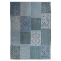 RAVNO TKANA PREPROGA  Lyrical     120/170 cm     modra, večbarvno  - modra/večbarvno, Basics, tekstil (120/170cm) - Kayori