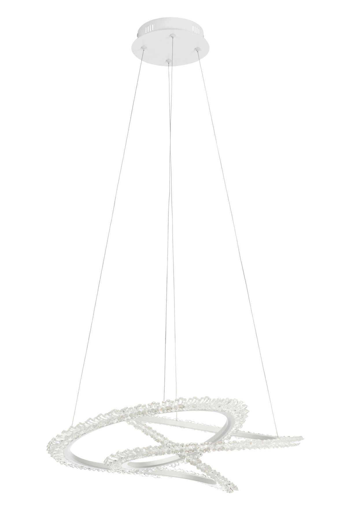 LED-HÄNGELEUCHTE 55/120 cm  - Weiß, Basics, Kunststoff/Metall (55/120cm) - Novel