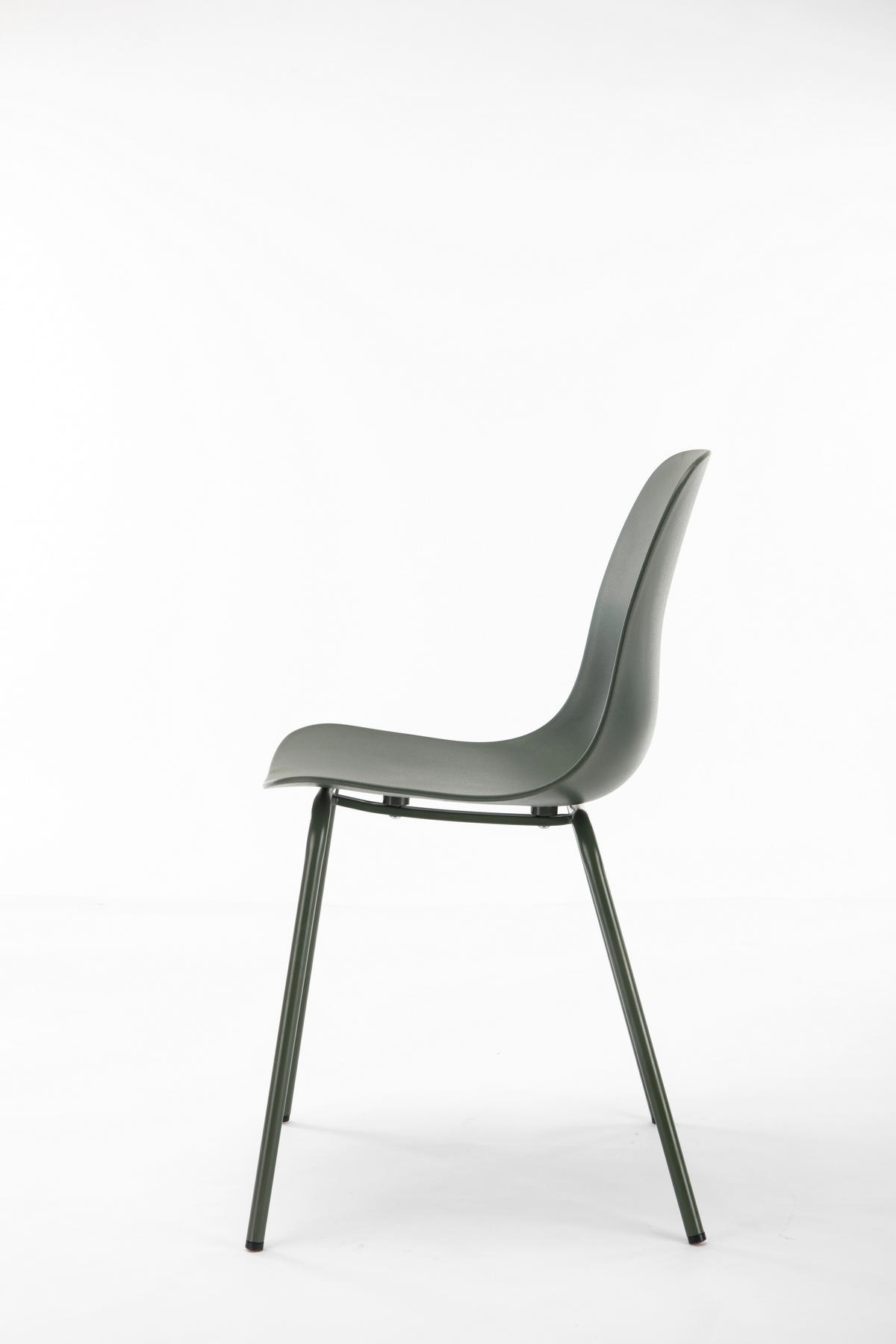 ŽIDLE, 50/84/50 cm - olivově zelená, Design, kov/plast (50/84/50cm) - Boxxx