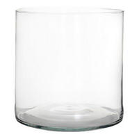 VASE  - Transparent, Basics, Glas (25/25cm)