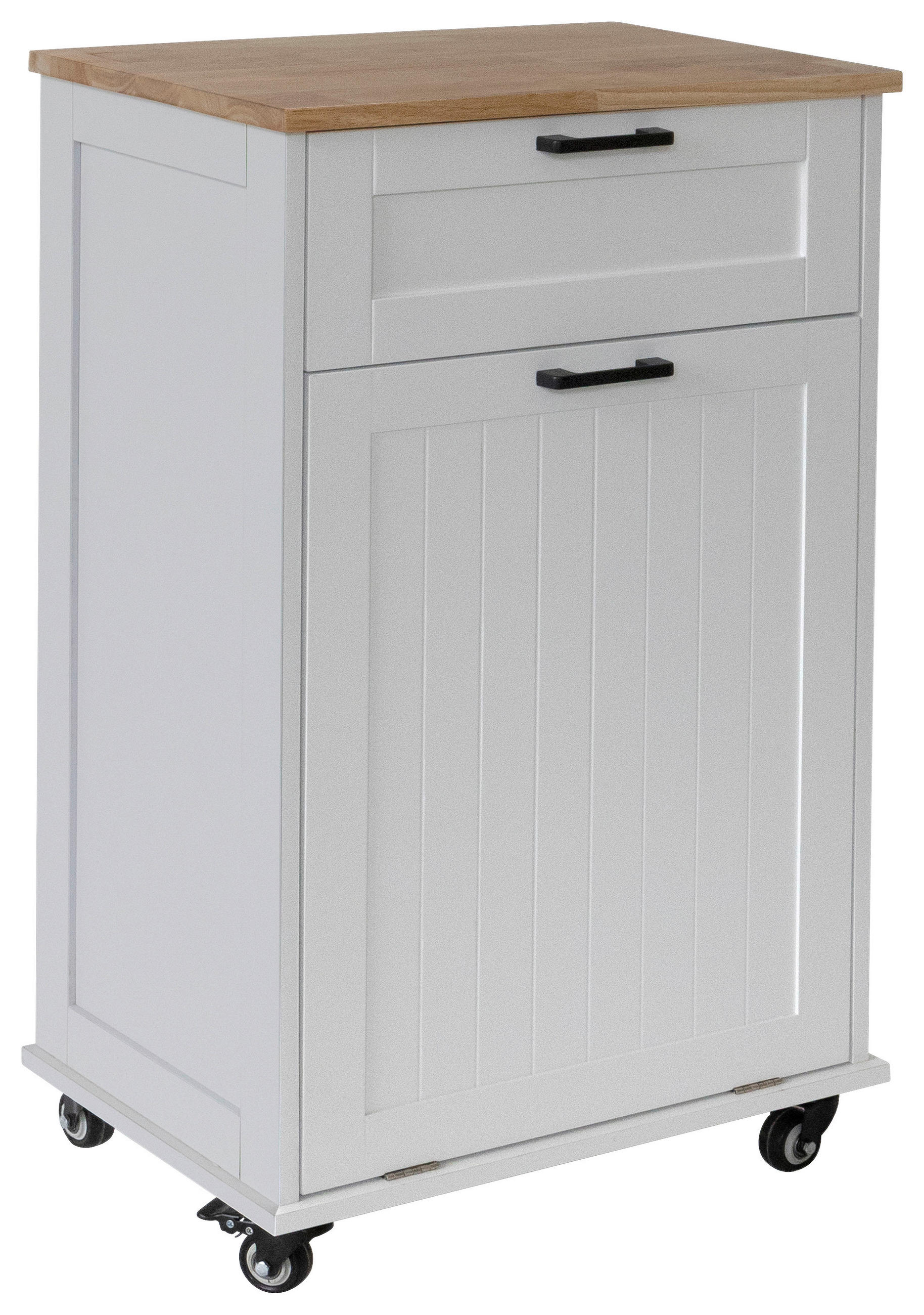 Mid.you Servierwagen Kitchen trolley Weiß 52x89x35 cm
