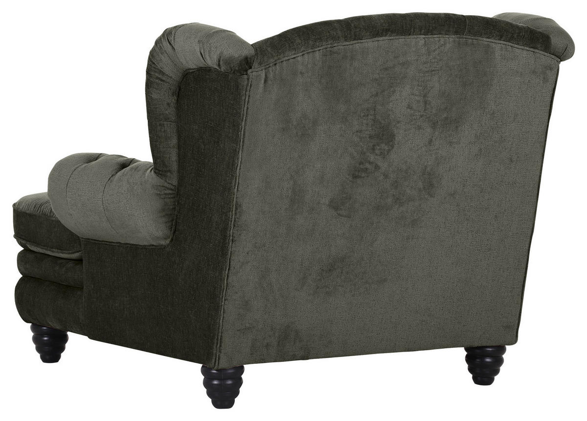 XXL-SESSEL - Anthrazit/Schwarz, Design, Holz/Textil (127/106/149cm) - Landscape
