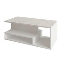 COUCHTISCH Vera Couchtisch 90/45/35 cm Weiß  - Weiß, Design, Holzwerkstoff (90/45/35cm) - Livetastic