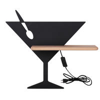 LED SVJETILJKA ZIDNA Piccolo  - crna, Basics, drvni materijal/drvo (37.5/12/33cm)