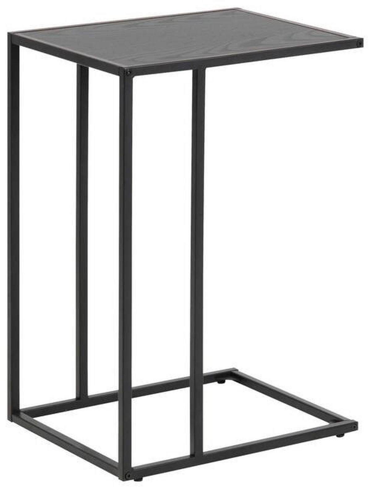BEISTELLTISCH 43/35/63 cm Schwarz rechteckig  - Schwarz, Trend, Holzwerkstoff/Metall (43/35/63cm)