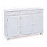 KOMMODE Kiefer massiv Weiß - Weiß, LIFESTYLE, Holz (130/87/43cm) - Carryhome KOMMODE Kiefer massiv Weiß - Weiß, LIFESTYLE, Holz (130/87/43cm) - Carryhome