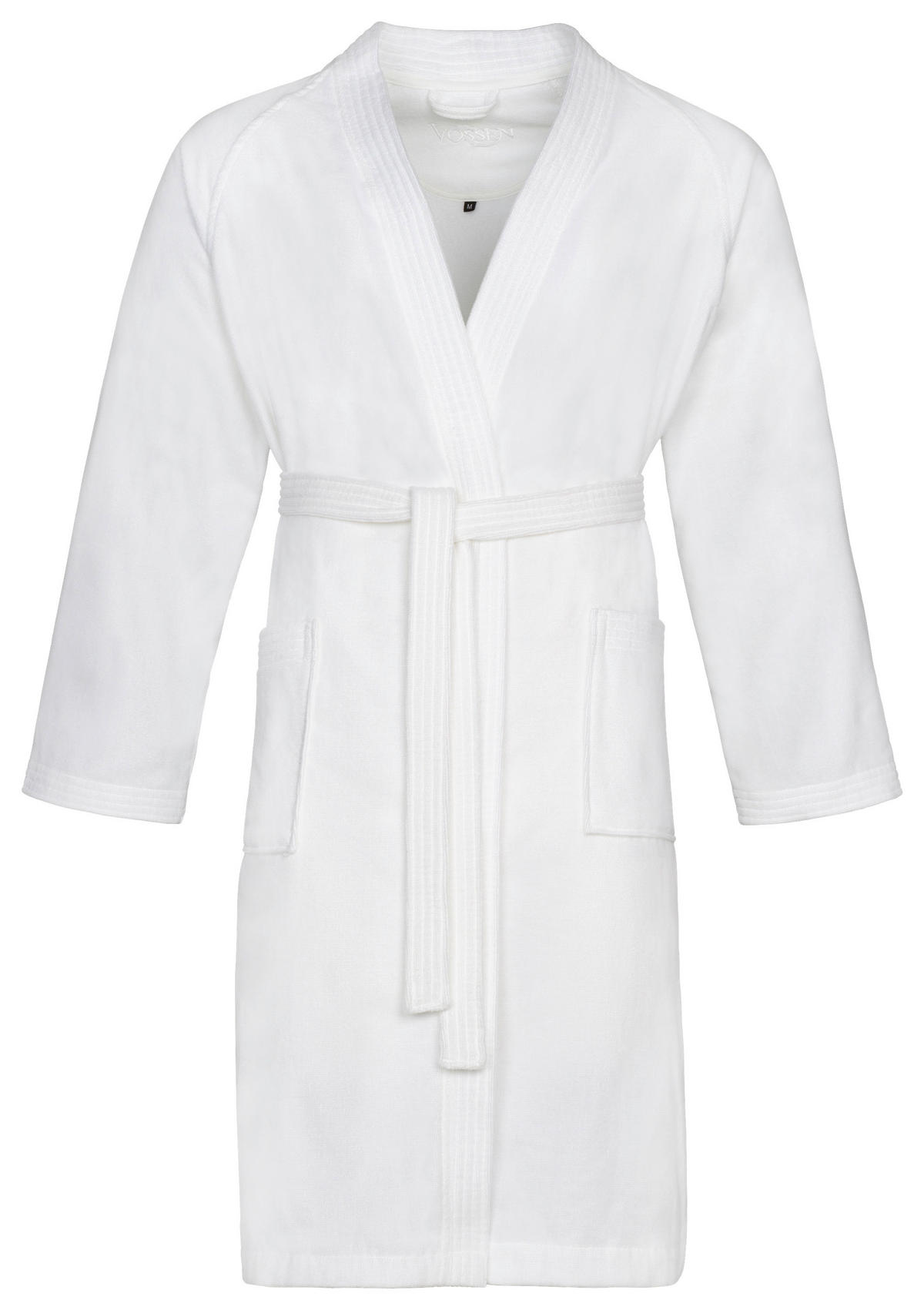 BADEMANTEL XS Unisex  - Weiß, Basics, Textil (XSnull) - Vossen