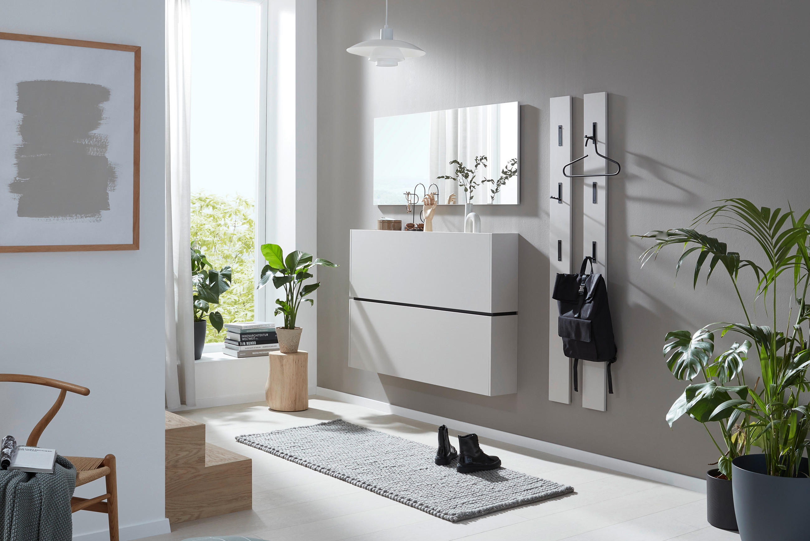 GARDEROBE 4-teilig  in 200/200/22 cm  - Kaschmir, Design, Holzwerkstoff (200/200/22cm) - Voleo