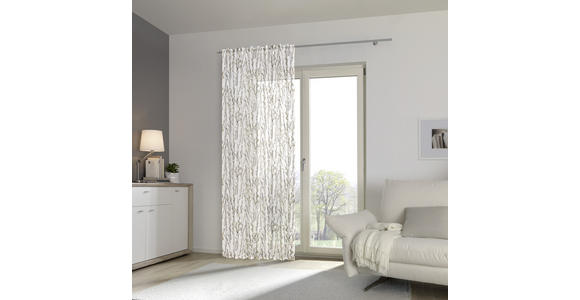 FERTIGVORHANG halbtransparent - Grau, KONVENTIONELL, Textil (140/245cm) - Esposa