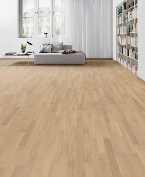 PARKETTBODEN Living by HARO PARKETT 2500 SB  per  m² - Hellbraun, Basics, Holzwerkstoff (18/220cm) - Living by HARO