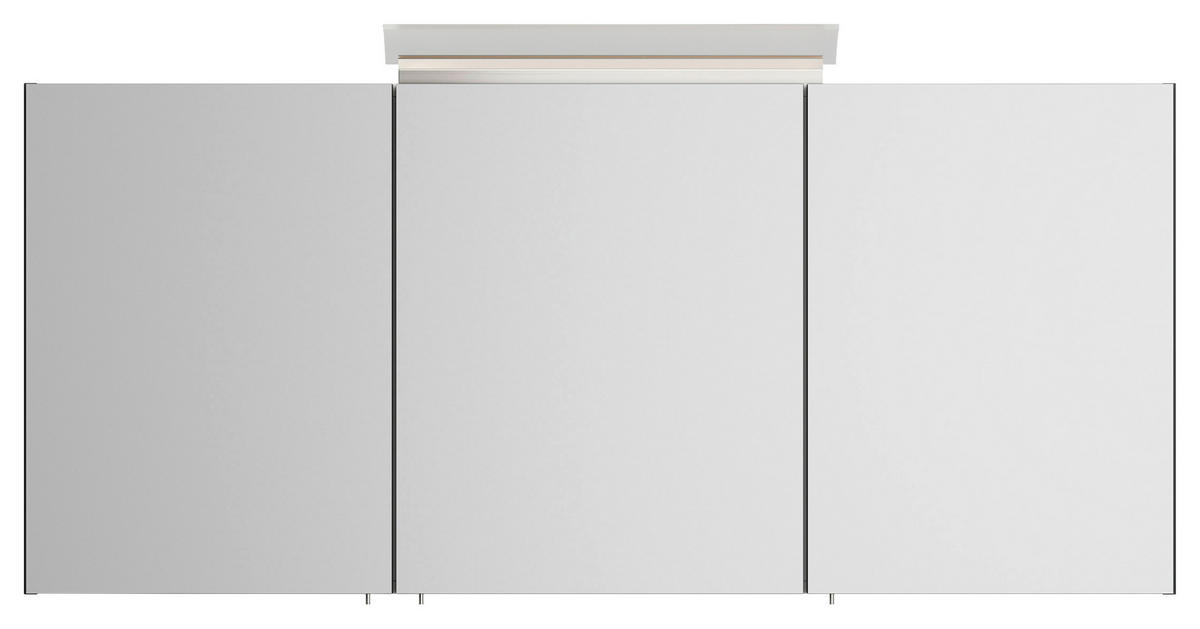 SPIEGELSCHRANK 140/62/17 cm  - Graphitfarben, MODERN, Glas/Holzwerkstoff (140/62/17cm) - MID.YOU