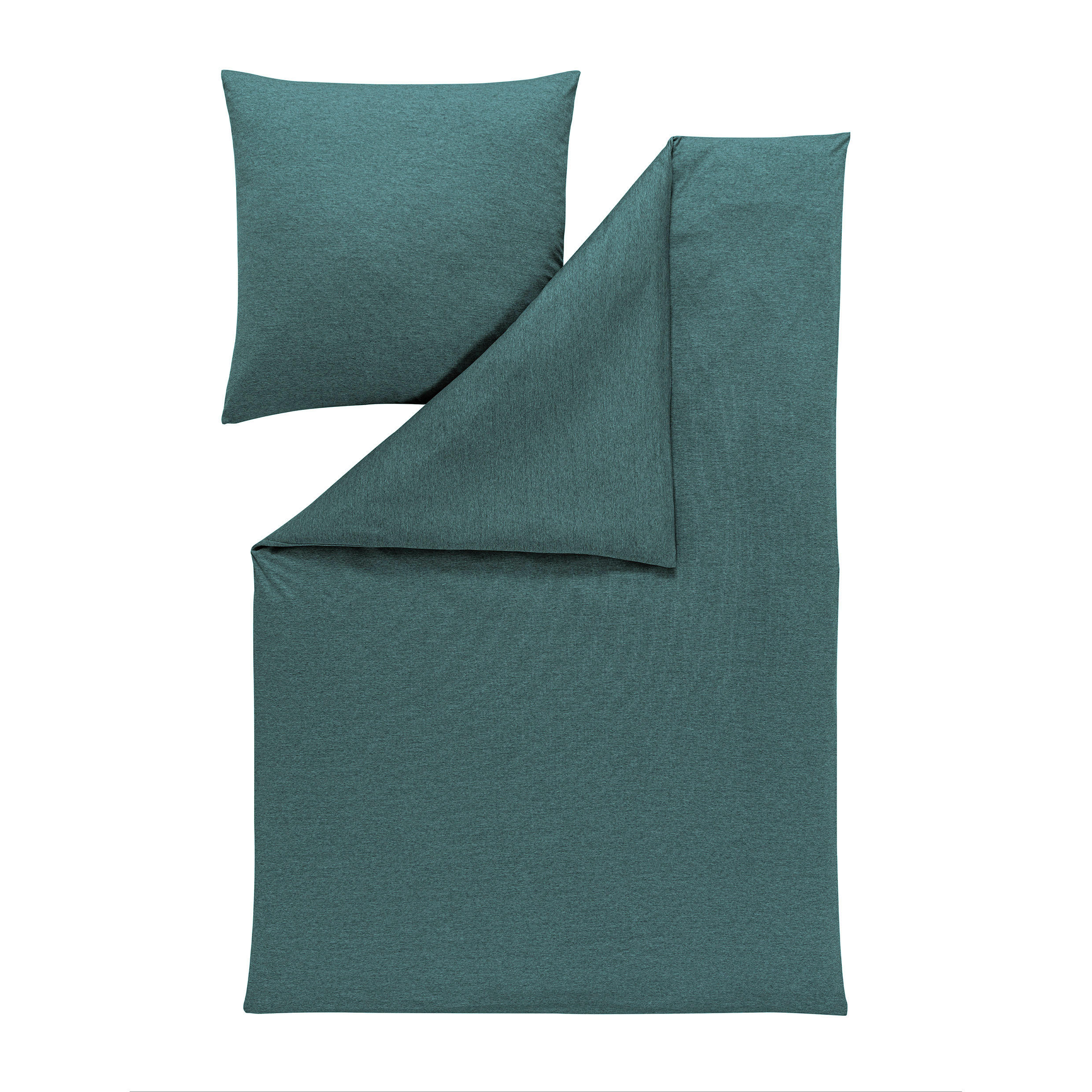 BETTWÄSCHE Atelier Interlock-Jersey 200/200 cm  - Petrol, Design, Textil (200/200cm) - Estella