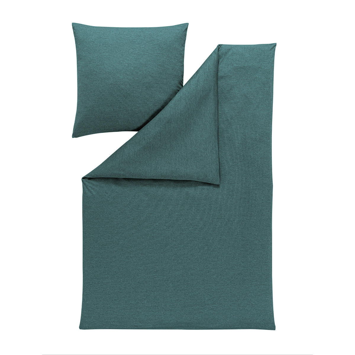 BETTWÄSCHE Atelier Interlock-Jersey  - Petrol, Design, Textil (200cm) - Estella