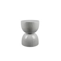 BEISTELLTISCH 34/34/46 cm Hellgrau rund  - Hellgrau, MODERN, Keramik (34/34/46cm) - Milino