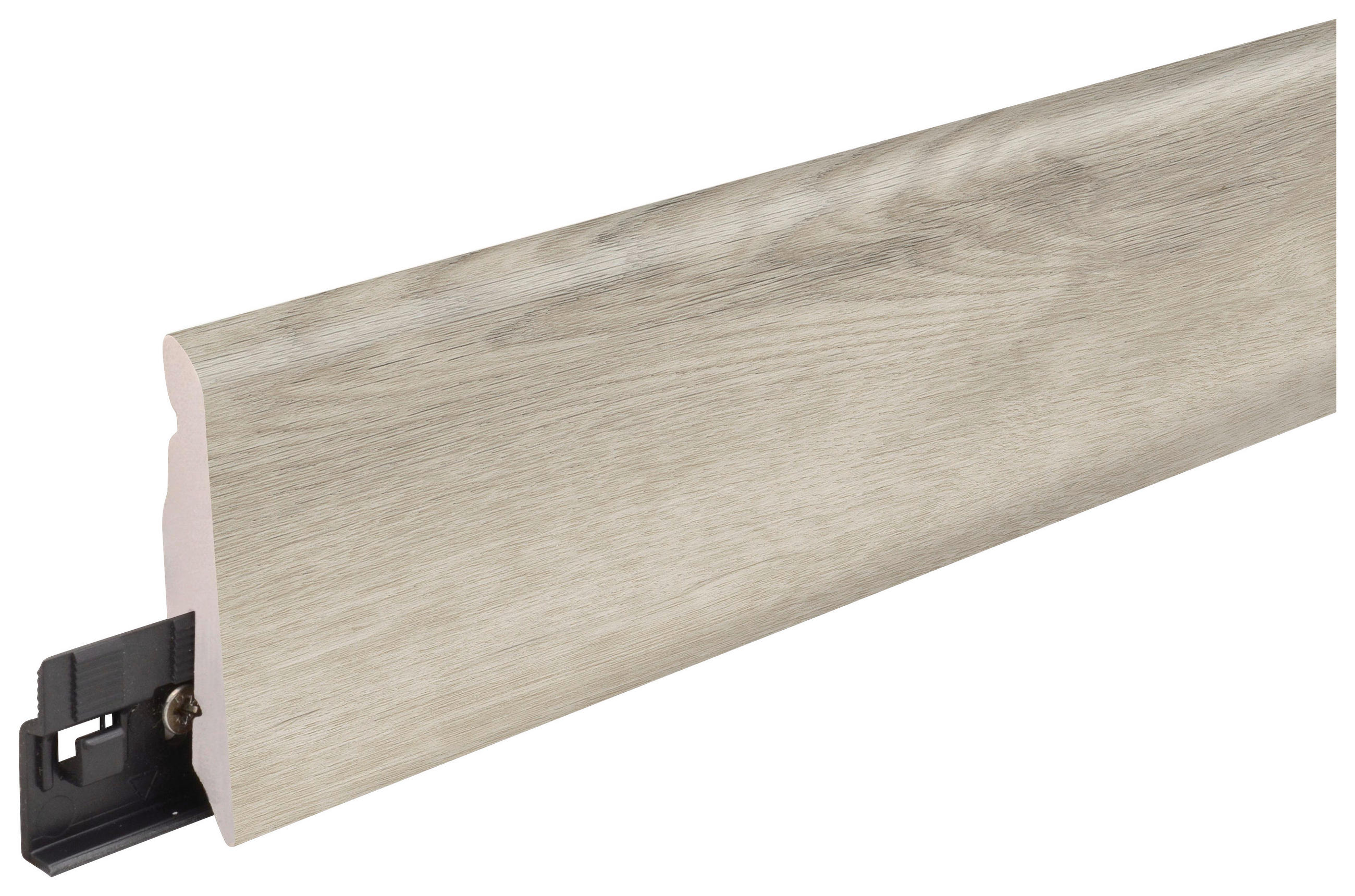 PODSTAVCOVÁ LIŠTA (za kus) světle šedá - světle šedá, Basics, plast (240/5.8/1.2cm)