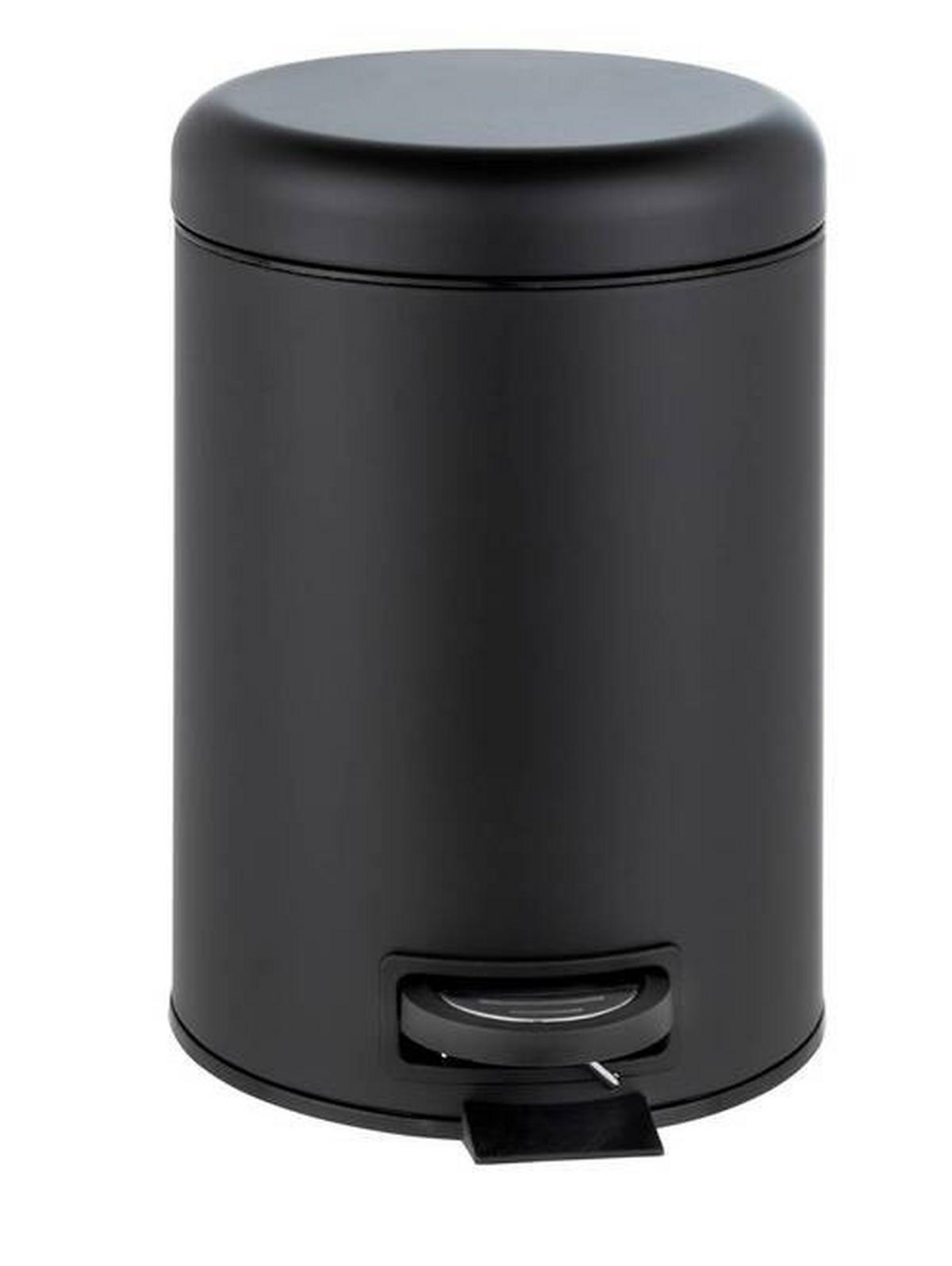 TRETEIMER Metall   - Schwarz, Basics, Kunststoff/Metall (21/24/28cm) - Wenko