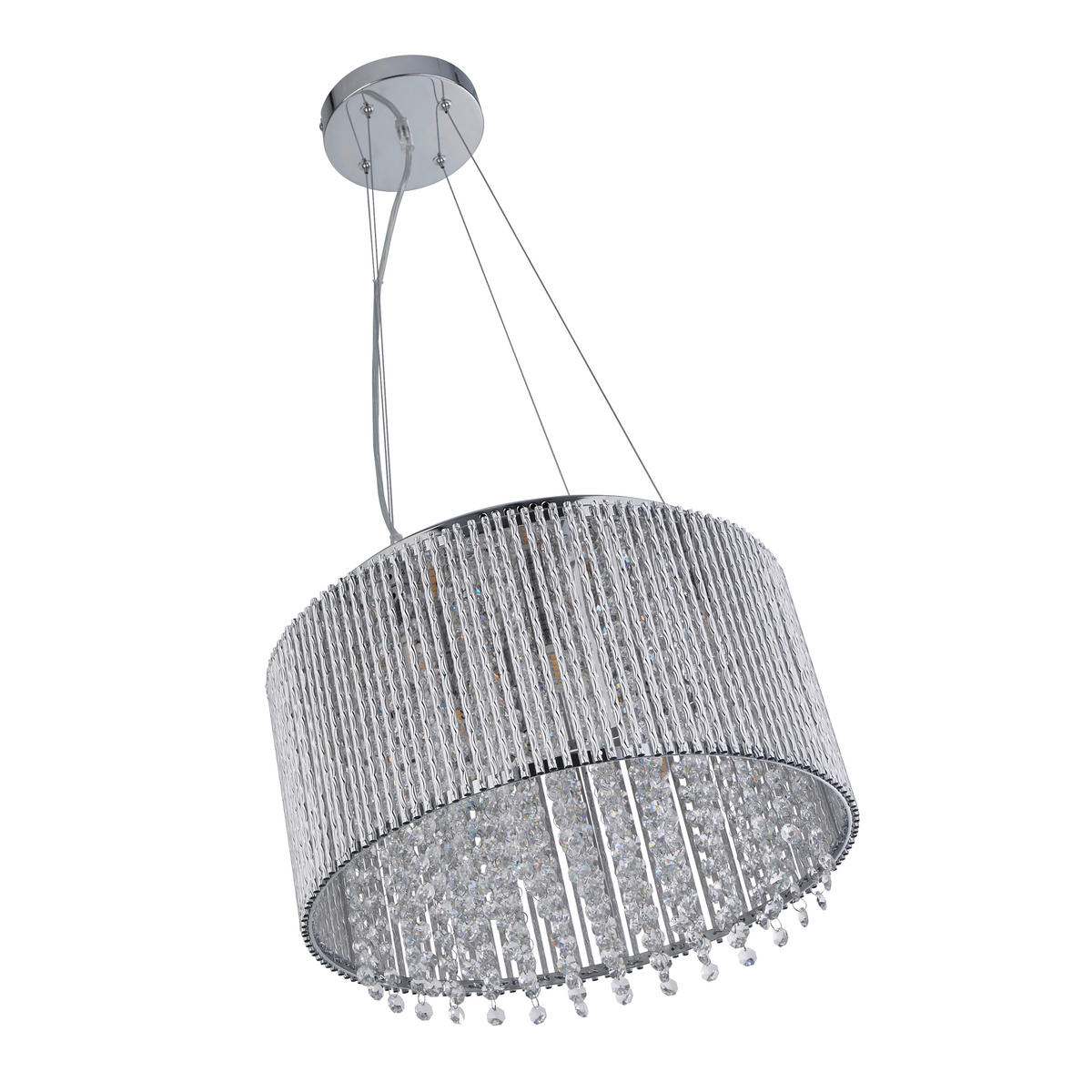 KRISTALNA VISEĆA SVJETILJKA  41/142 cm      Elise  - boje kroma, Konvencionalno, staklo/metal (41/142cm)