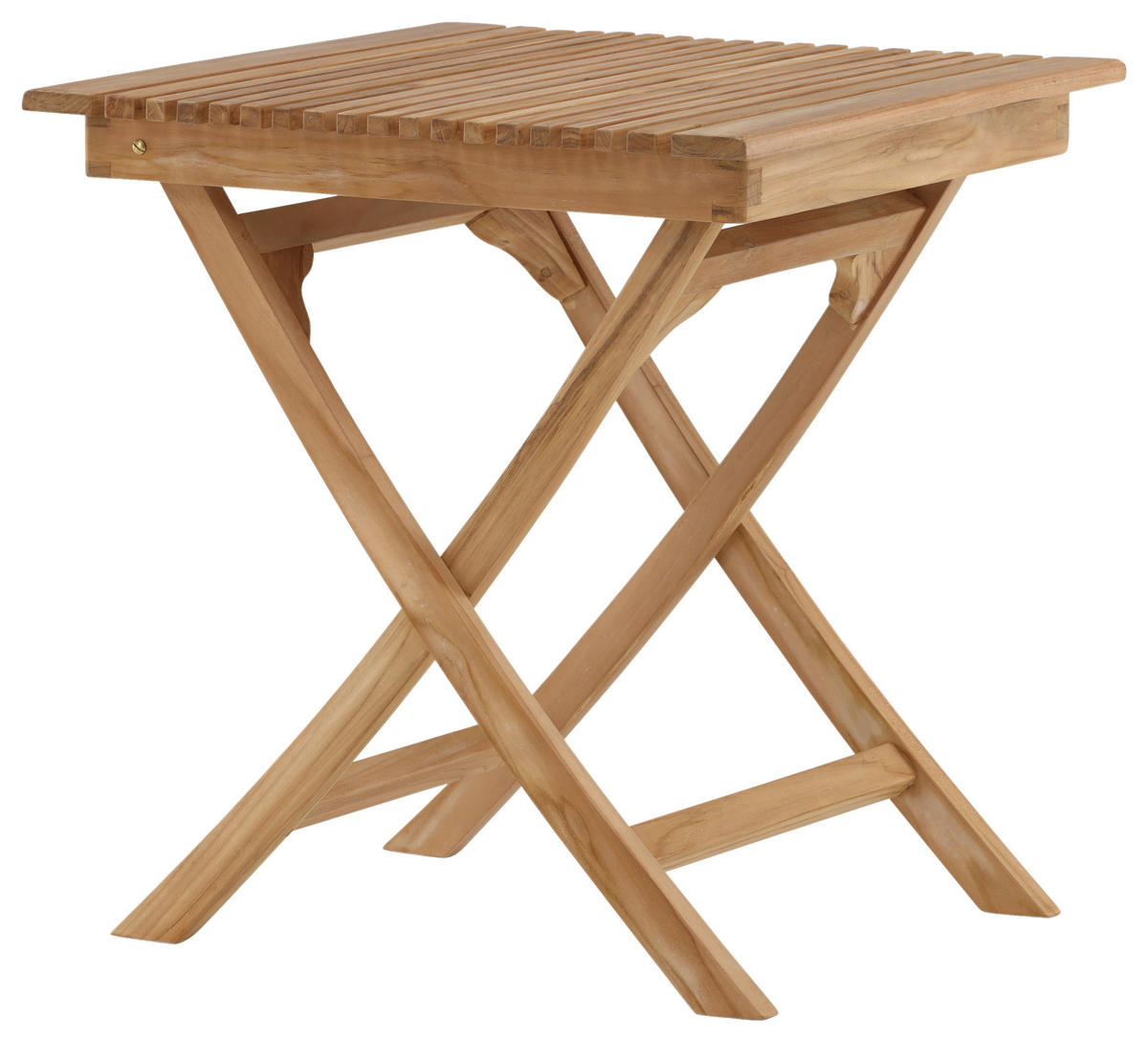 GARTENKLAPPTISCH 70/70/75 cm  - Teakfarben, KONVENTIONELL, Holz (70/70/75cm) - Gardenson