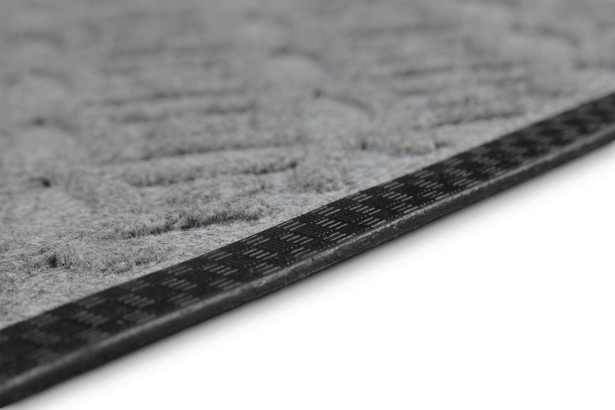 FUßMATTE 60/90 cm Midnight Mosaic  - Hellgrau, KONVENTIONELL, Kunststoff/Textil (60/90cm) - WECON HOME