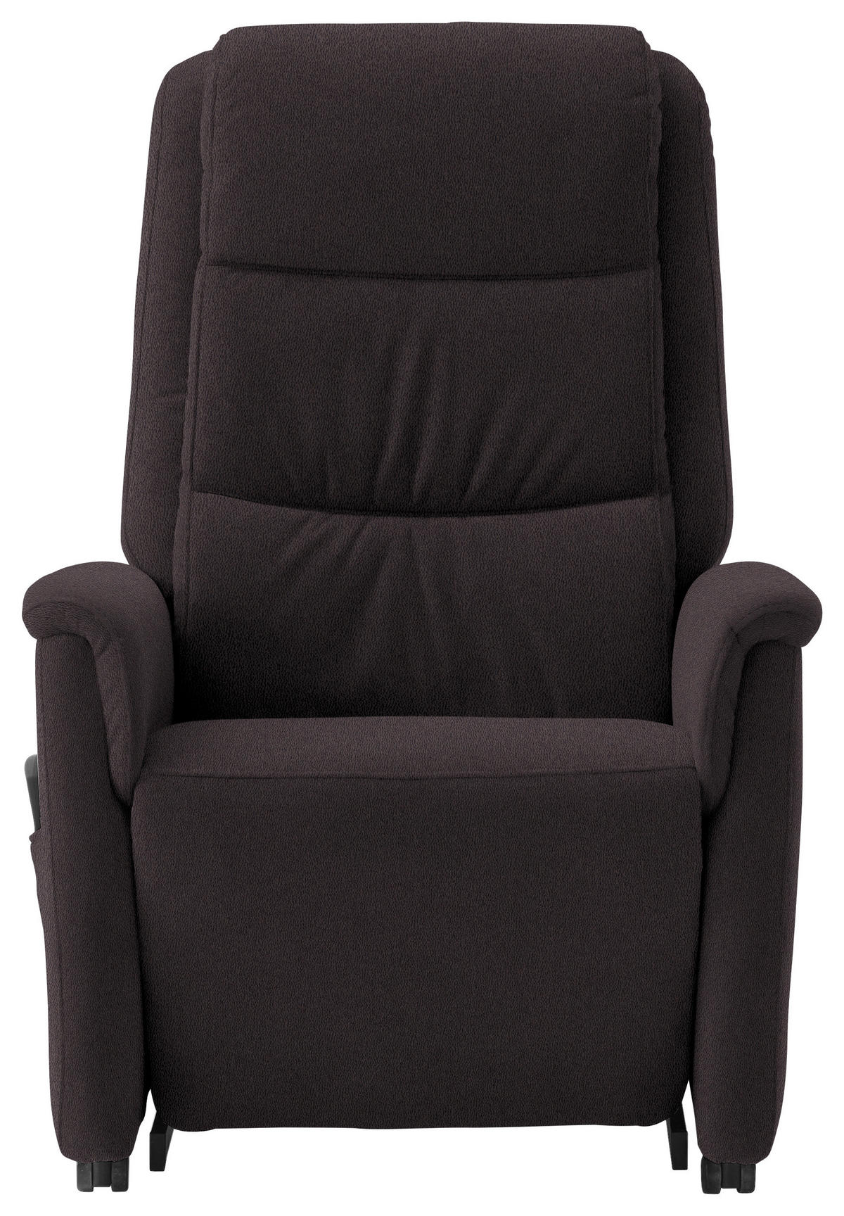 FERNSEHSESSEL in Mikrofaser Mokka  - Schwarz/Mokka, Konventionell, Kunststoff/Textil (70/107/88cm) - Livetastic
