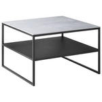 COUCHTISCH in Metall, Keramik 65/65/41 cm  - Grau, Design, Keramik/Metall (65/65/41cm) - Johann Jakob