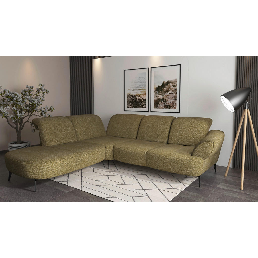 Sit & More ROHOVÁ SEDAČKA, textil, olivovozelená