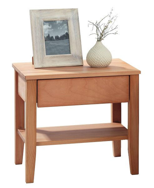 NOČNÝ STOLÍK, buk, prírodné farby, 54/50/45 cm - prírodné farby, Natur, drevo (54/50/45cm) - Linea Natura