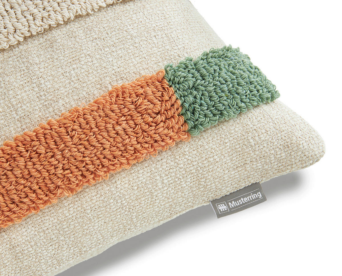 KISSENHÜLLE MR-Rythm multi 45/45 cm  - Beige/Multicolor, Design, Textil (45/45cm) - Musterring