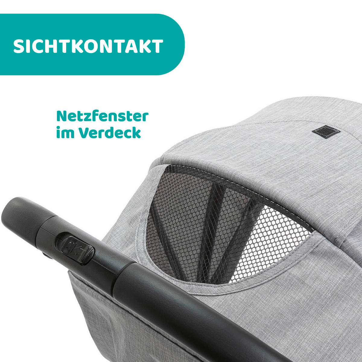 BUGGY TROLLEYME  - Grau, Basics, Metall (49,5/103/84cm) - Chicco
