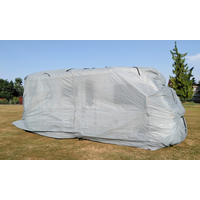 ZAKRÝVACÍ PLACHTA   - šedá, Basics, plast (235/275/730cm)