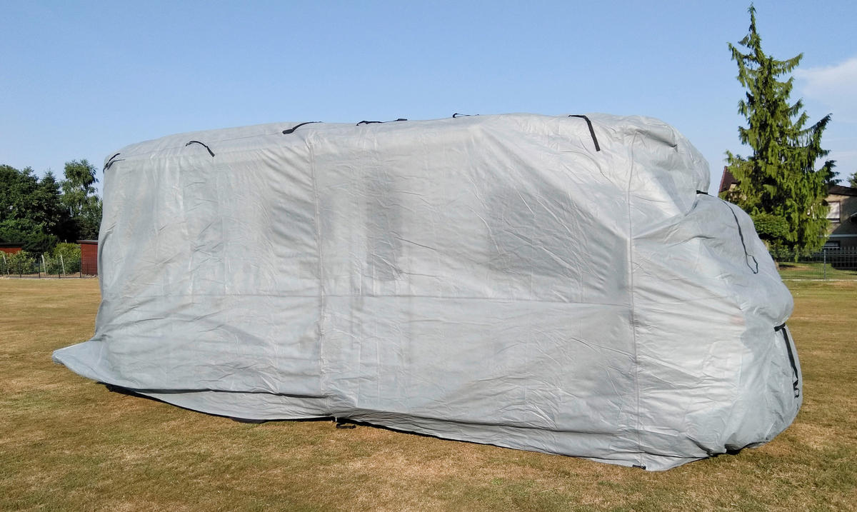 ZAKRÝVACÍ PLACHTA   - šedá, Basics, plast (235/275/730cm)