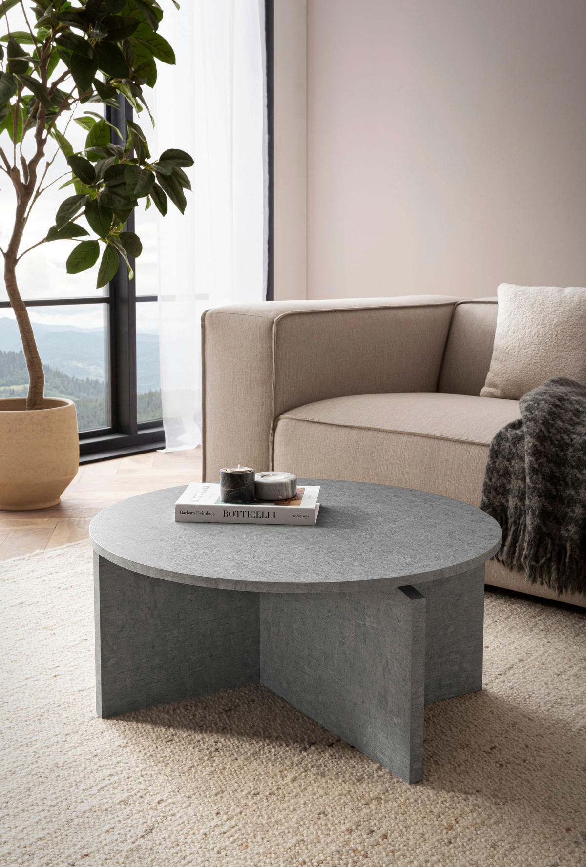 COUCHTISCH in Holzwerkstoff 70/70/33 cm  - Grau, Design, Holzwerkstoff (70/70/33cm) - Livetastic