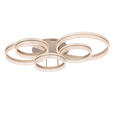LED-DECKENLEUCHTE 100/56/22 cm   - Cappuccino, Design, Kunststoff/Metall (100/56/22cm) - Novel