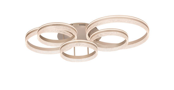 LED-DECKENLEUCHTE 100/56/22 cm   - Cappuccino, Design, Kunststoff/Metall (100/56/22cm) - Novel