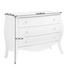 KOMMODE Birke massiv Weiß - Silberfarben/Weiß, LIFESTYLE, Holz/Holzwerkstoff (116,84/91,44/45,72cm) - Xora