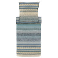 BETTWÄSCHE Satin 155/220 cm  - Hellgrau, KONVENTIONELL, Textil (155/220cm) - Bassetti