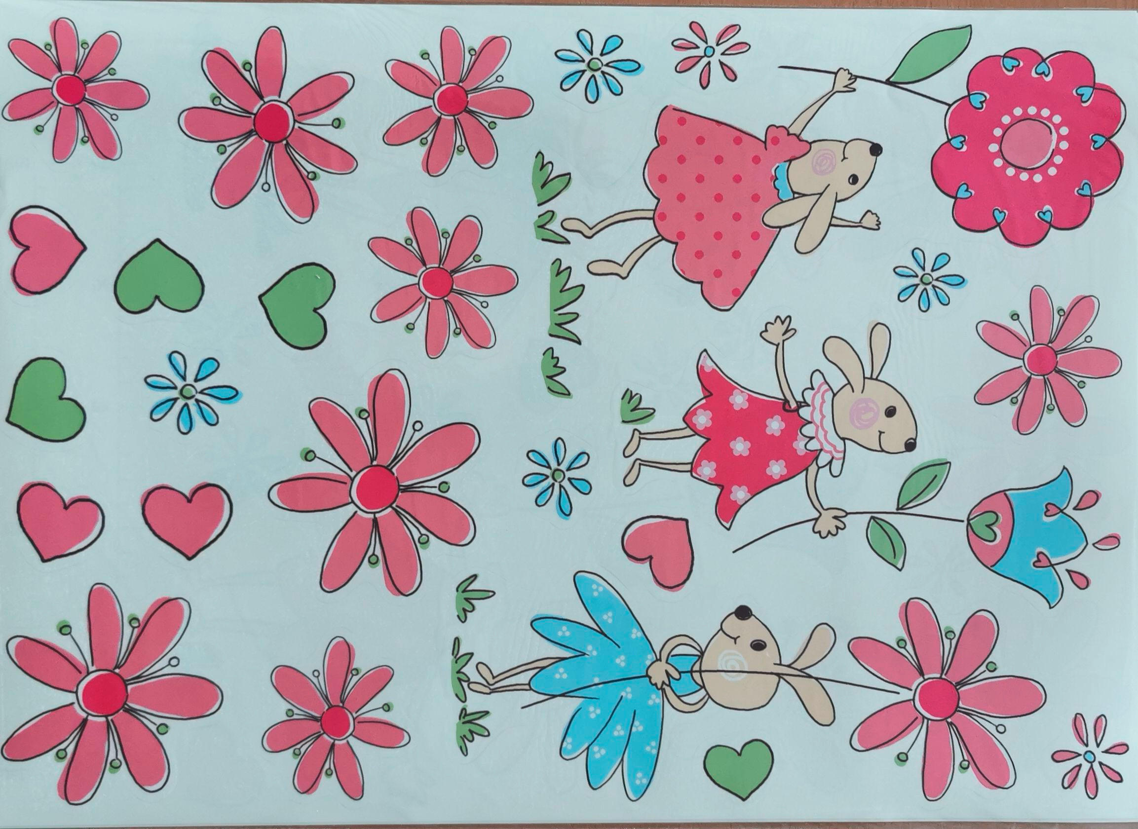 NALJEPNICA DEKORATIVNA  34/48/0,2 cm         - višebojno, Basics, papir (34/48/0,2cm)