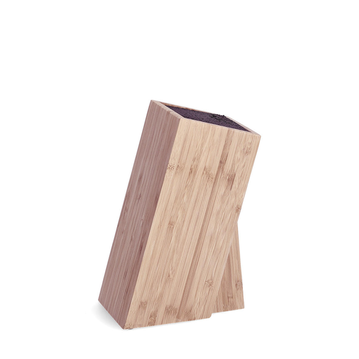 MESSERBLOCK  - Naturfarben, Basics, Holz (16/11/26cm) - Zeller Present